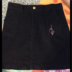 Baby Phat Dark Wash Denim Skirt